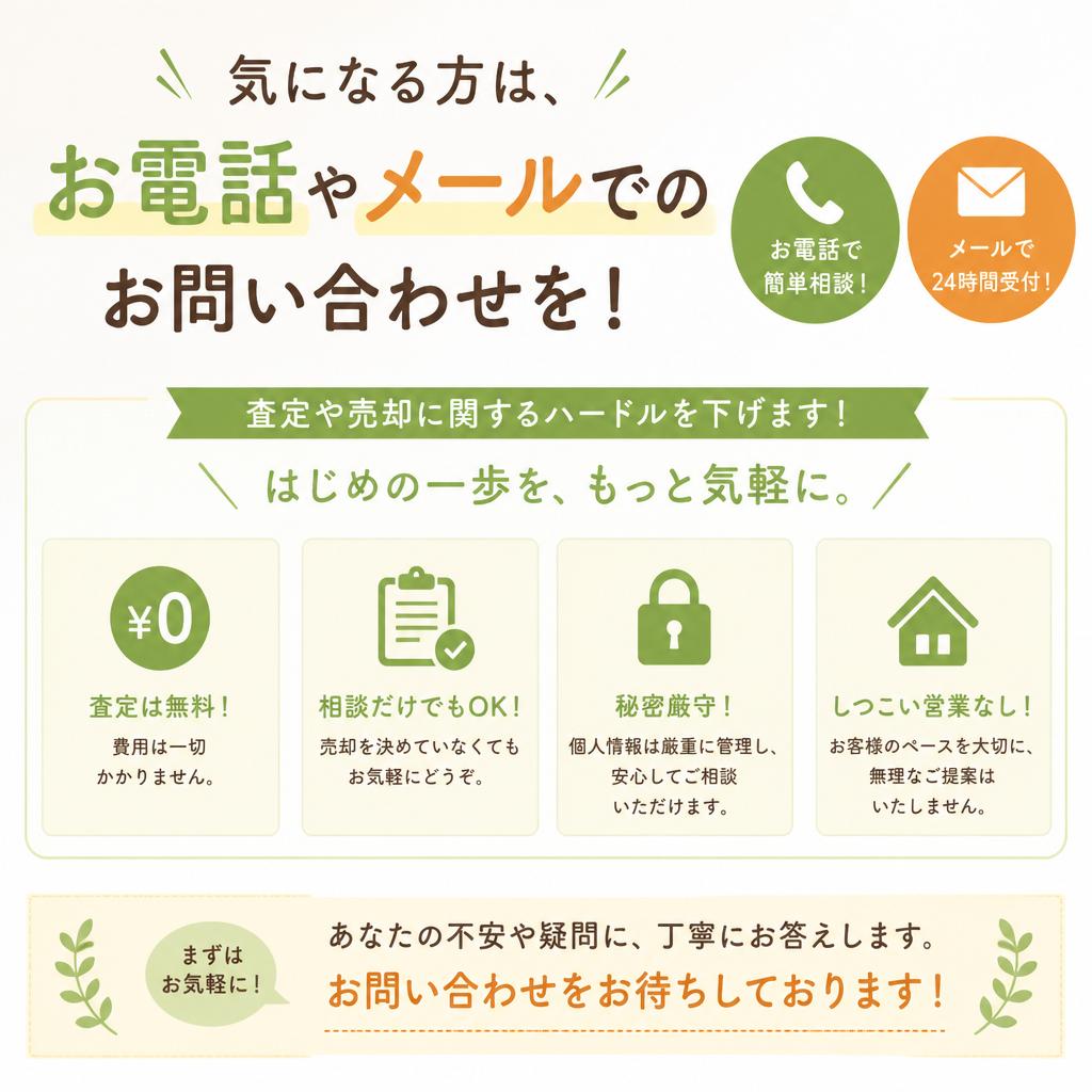 7. お問い合わせはお気軽に！