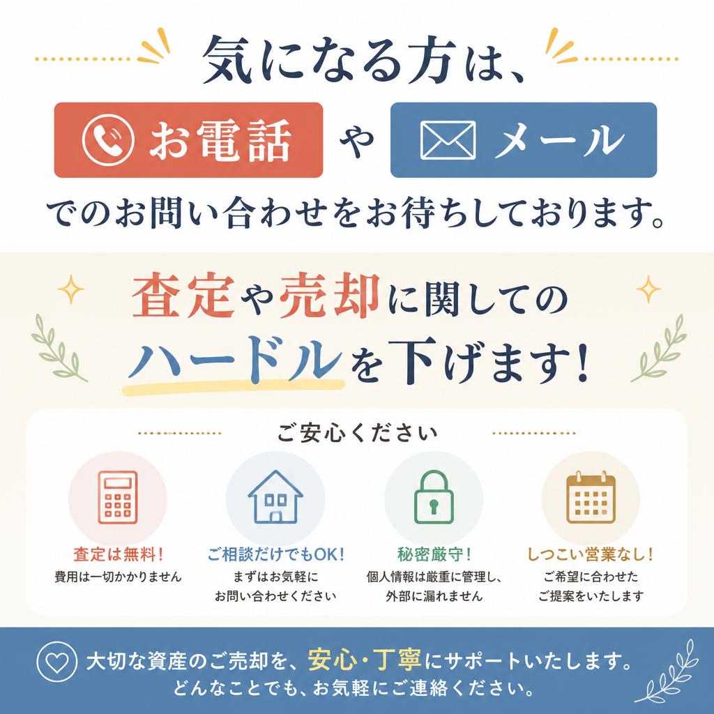 7. お問い合わせはお気軽に！
