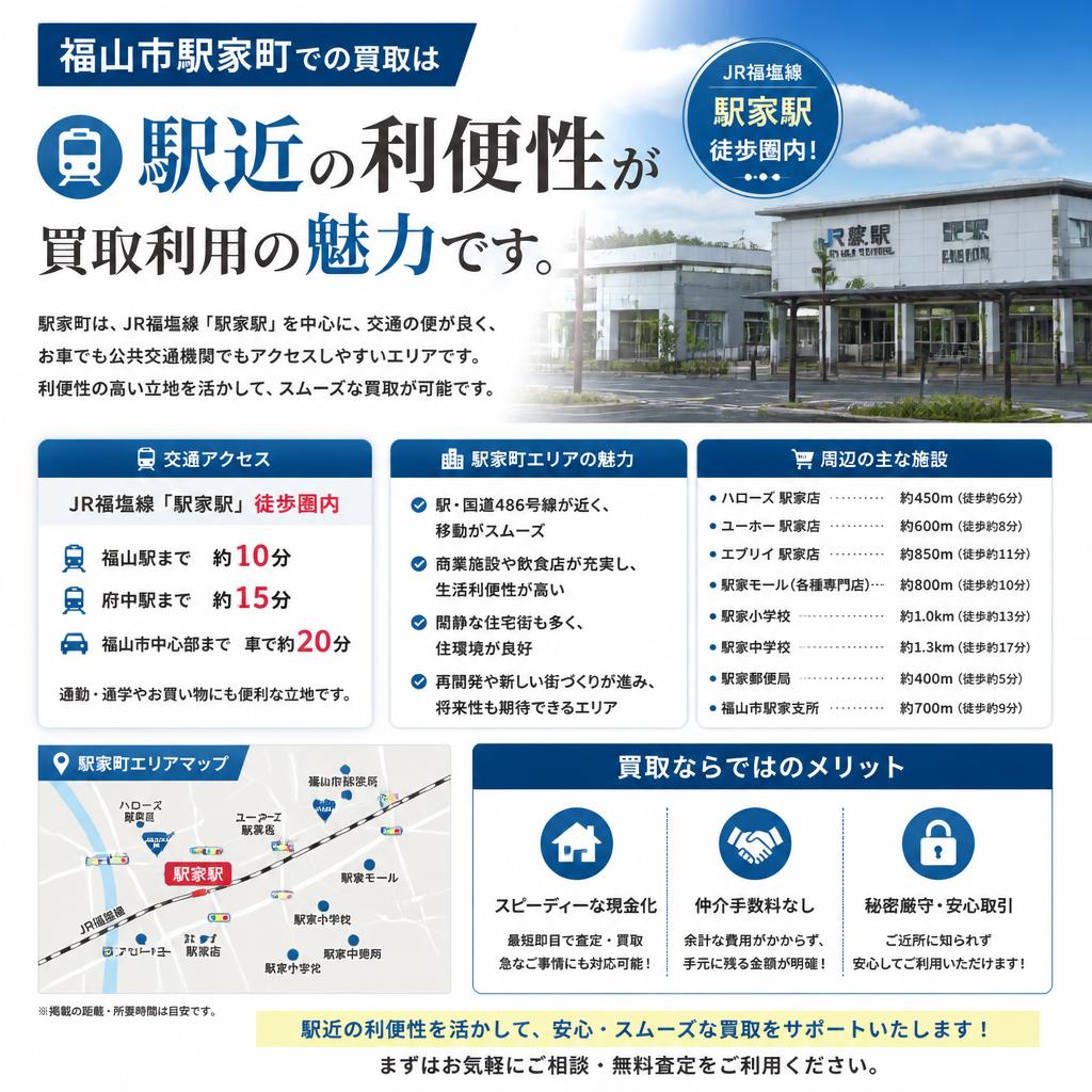 2. 万能倉駅近くの便利な立地