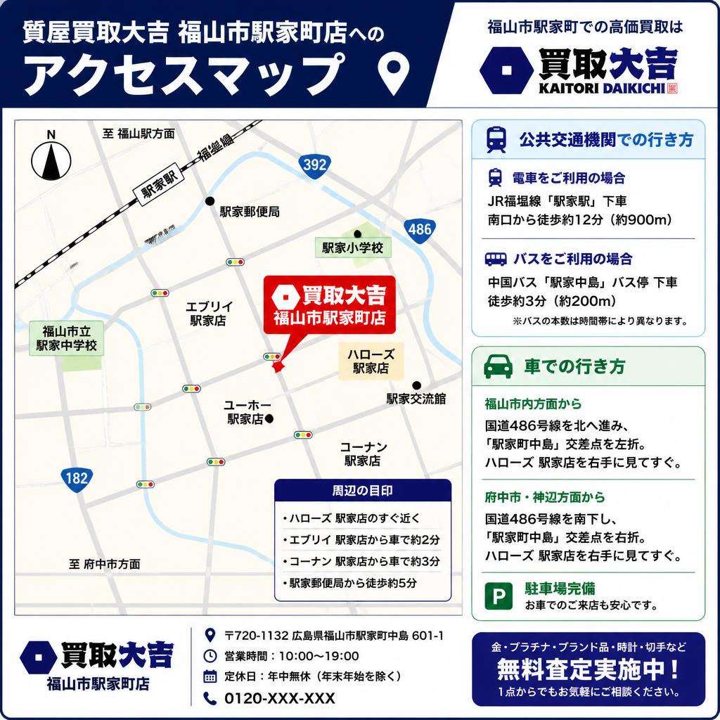2. 万能倉駅周辺のアクセス